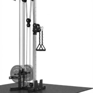 Wall-Mounted Cable Machine - 400lb Capacity Home Gym