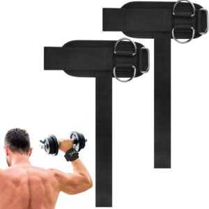 Weight Lifting Straps with D-Rings - Unisex Gym Straps