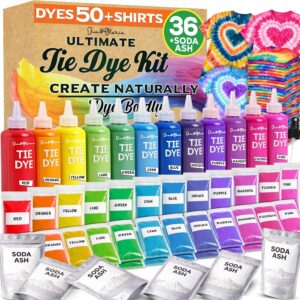 Jim&Gloria Tie Dye Kit - 36 Colors + 12 Bottles