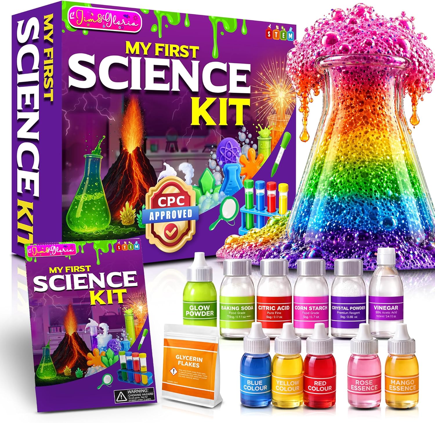 Jim&Gloria Science Kit Kids Ages 5-12 STEM Toys Gift
