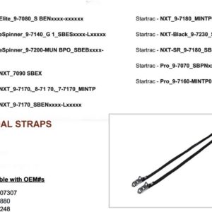Indore Bike Pedal Straps - Heavy Duty Replacement Pair