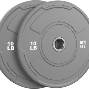 Sportsroyals 2" Olympic Bumper Plates Set 5-350LB