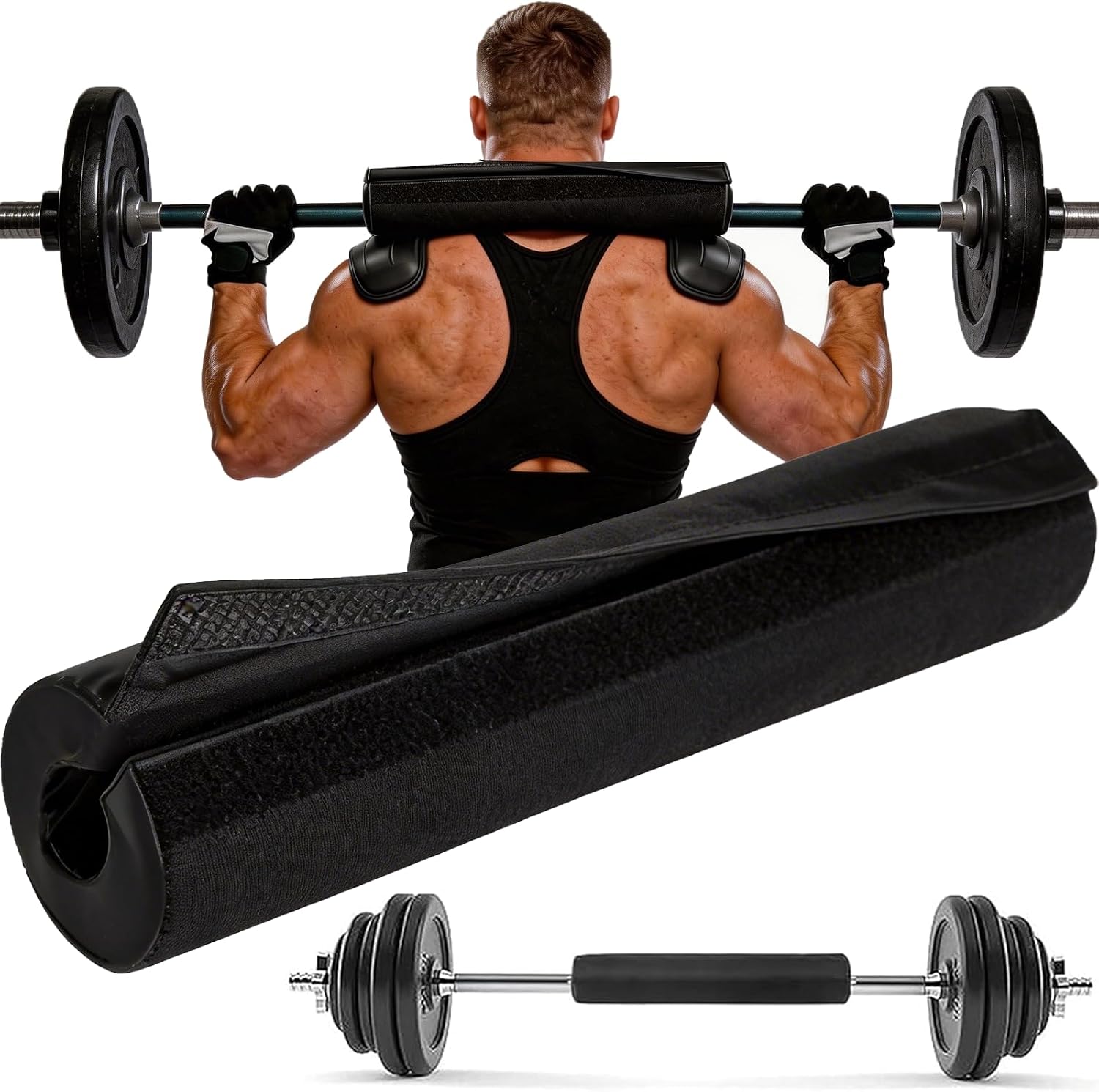 Barbell Squat Pad for Shoulder Protection - Gym & Home Use