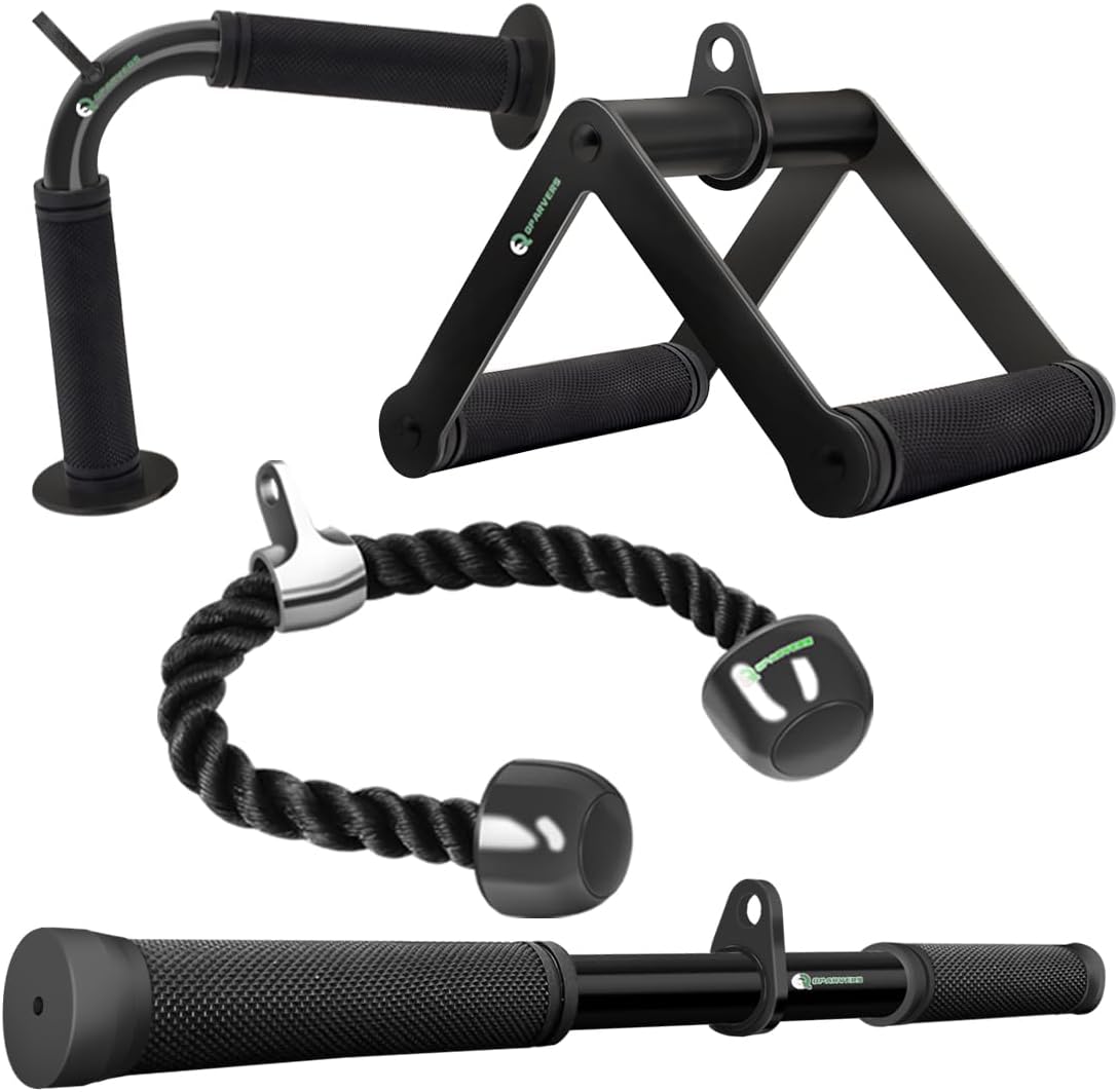 QPARVERS Cable Machine Attachments Set for Home Gym