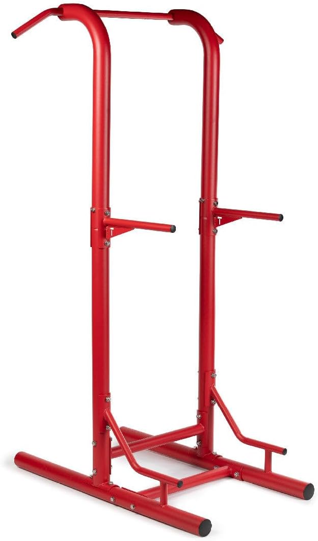 Titan Fitness Outdoor Power Tower, 4-Station, Red