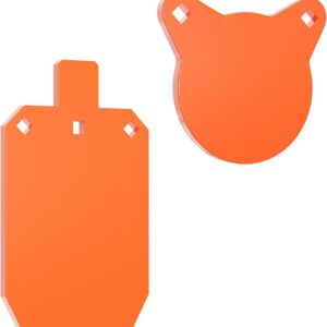 AR500 Steel Targets Combo – 1/2" or 3/8" Torso Gong