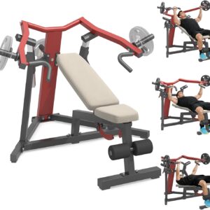 JFHID 3-in-1 Chest Press Machine, Home Gym Equipment