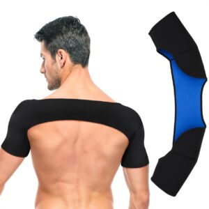 PartyKindom Double Shoulder Brace - XL Compression Sleeve for Pain Relief