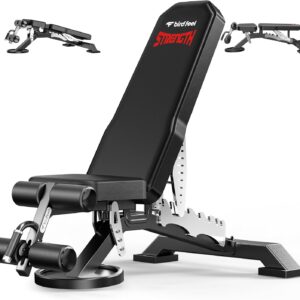 Birdfeel Adjustable Weight Bench, 1800LBS Heavy-Duty