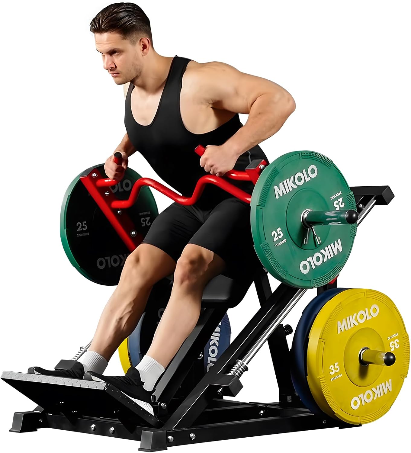 Mikolo Linear Row Machine - Back Builder Home Gym SR06 Ultra