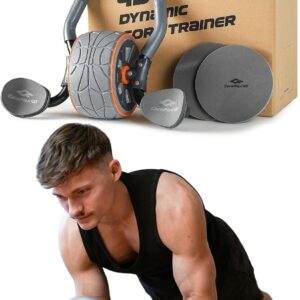 CoreFlex4D Ab Roller with Elbow Support - 4D Core Trainer