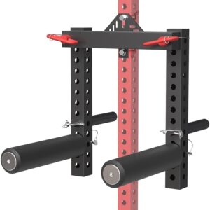 Black/Red Lateral Raise Attachment for Power Racks