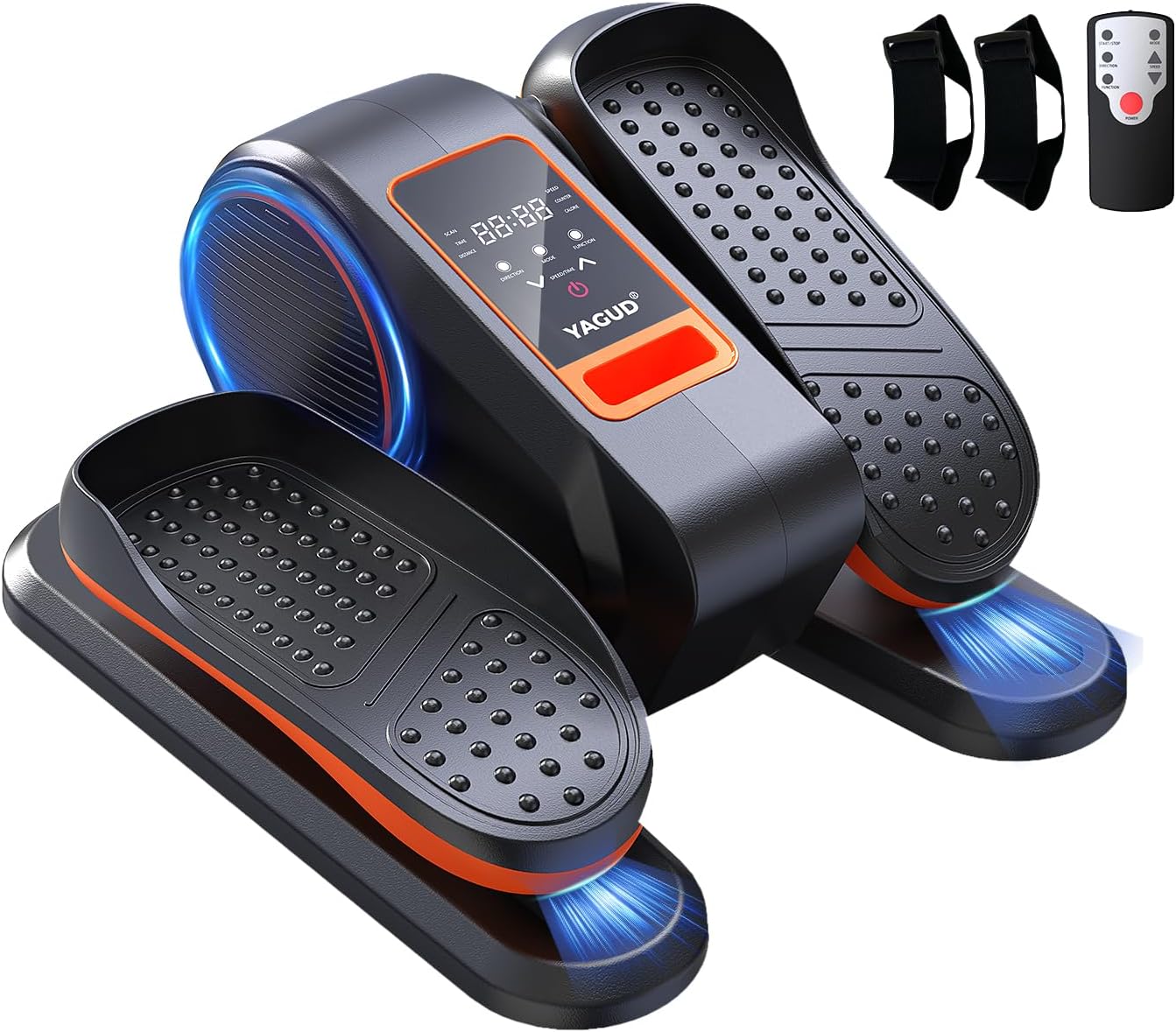 Yagud Under-Desk Elliptical for Seniors, 15-Speed Quiet Pedaler
