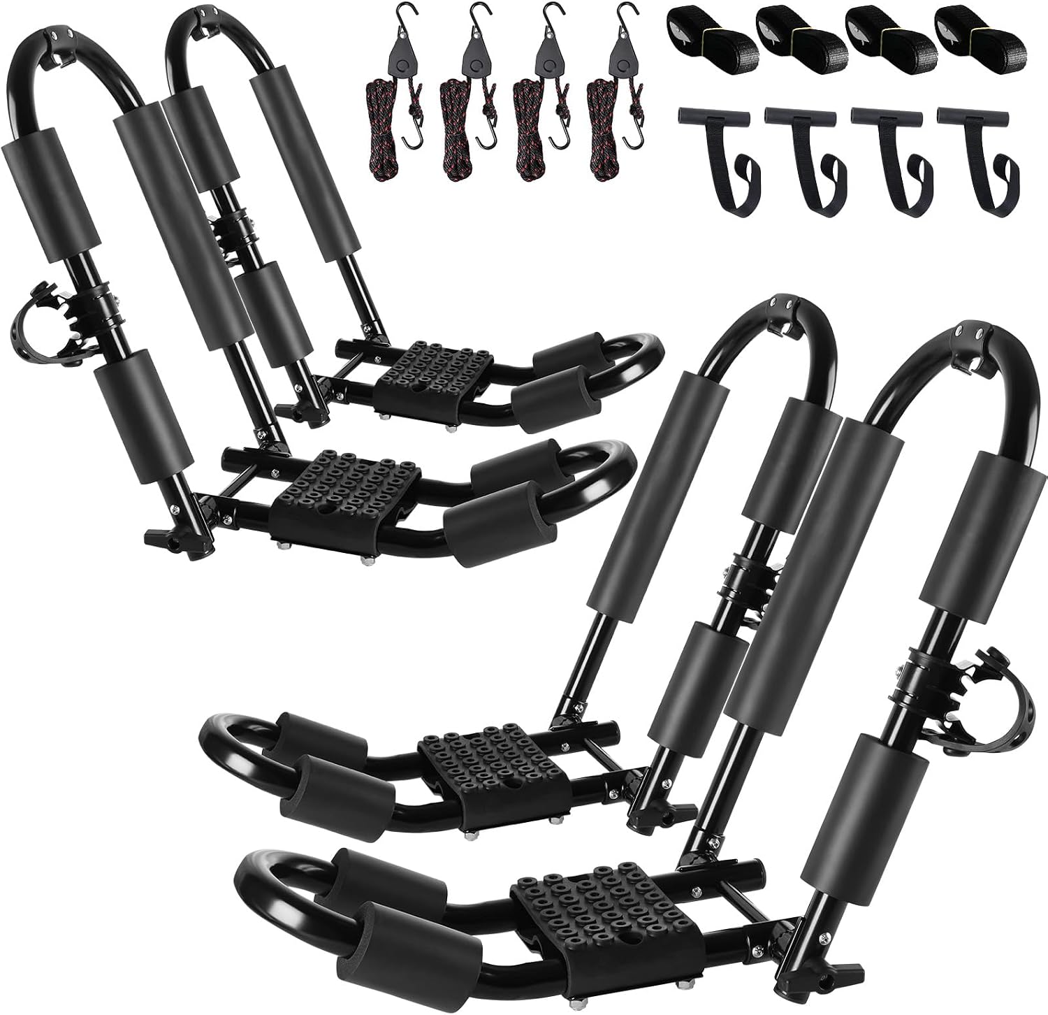 FORWODE Premium Kayak Roof Rack - 2-Pair J-Bar Set