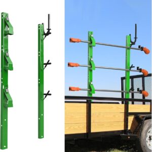 ELITEWILL 3-Tool Trailer Weed Eater Rack - Green