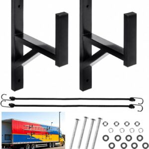 Heavy-Duty Trailer Ladder Rack, 400 lb Steel Side Mount