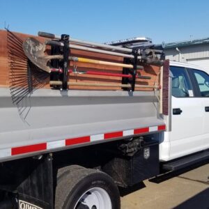 LockJaw DD4 4-Slot Shovel Rack for Trucks & Garages