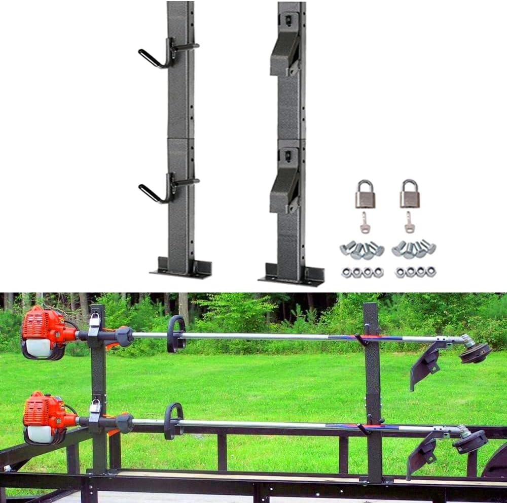 ELITEWILL Trimmer Rack for Trailers - 2-Position Holder