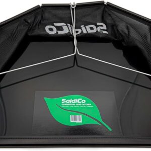 SaidiCo Commercial Leaf Catcher, Black Mesh Bag w/ Metal Frame
