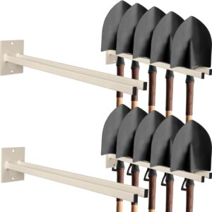Zonon 4-Pack Heavy-Duty Tool Rack Organizer - Beige