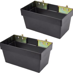 ERFEI 2-Pack E-Track Storage Bins for Trucks