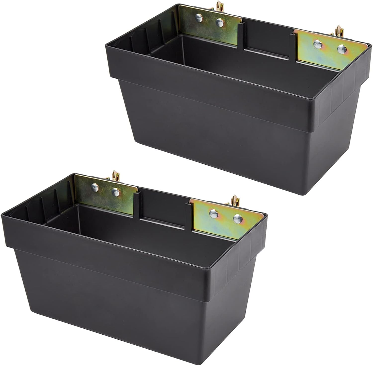 ERFEI 2-Pack E-Track Storage Bins for Trucks