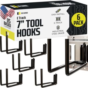 DC Cargo Mall Heavy Duty E-Track Hooks (6-Pack)