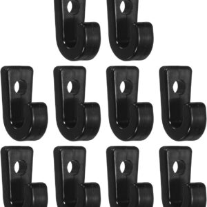 PATIKIL Kayak J Hooks, 10-Pack Nylon Deck Loops