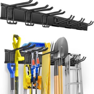 Heavy-Duty 48" Garage Tool Organizer Wall Mount
