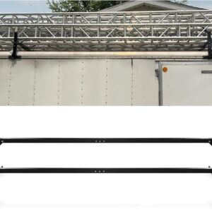 HECASA Adjustable Roof Ladder Rack 72"-108" Black