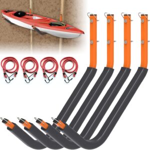26" Kayak Wall Rack - 150lb Capacity w/ Foam Pads