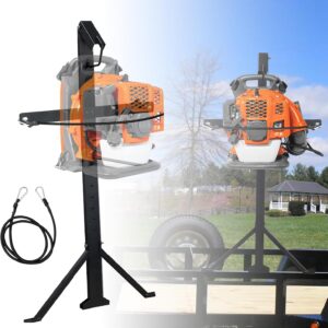 Trailer Backpack Blower Rack w/ Lock Holes