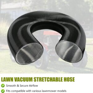 8 Inch x 8 Ft Replacement Vacuum Hose for Lawn Vacs