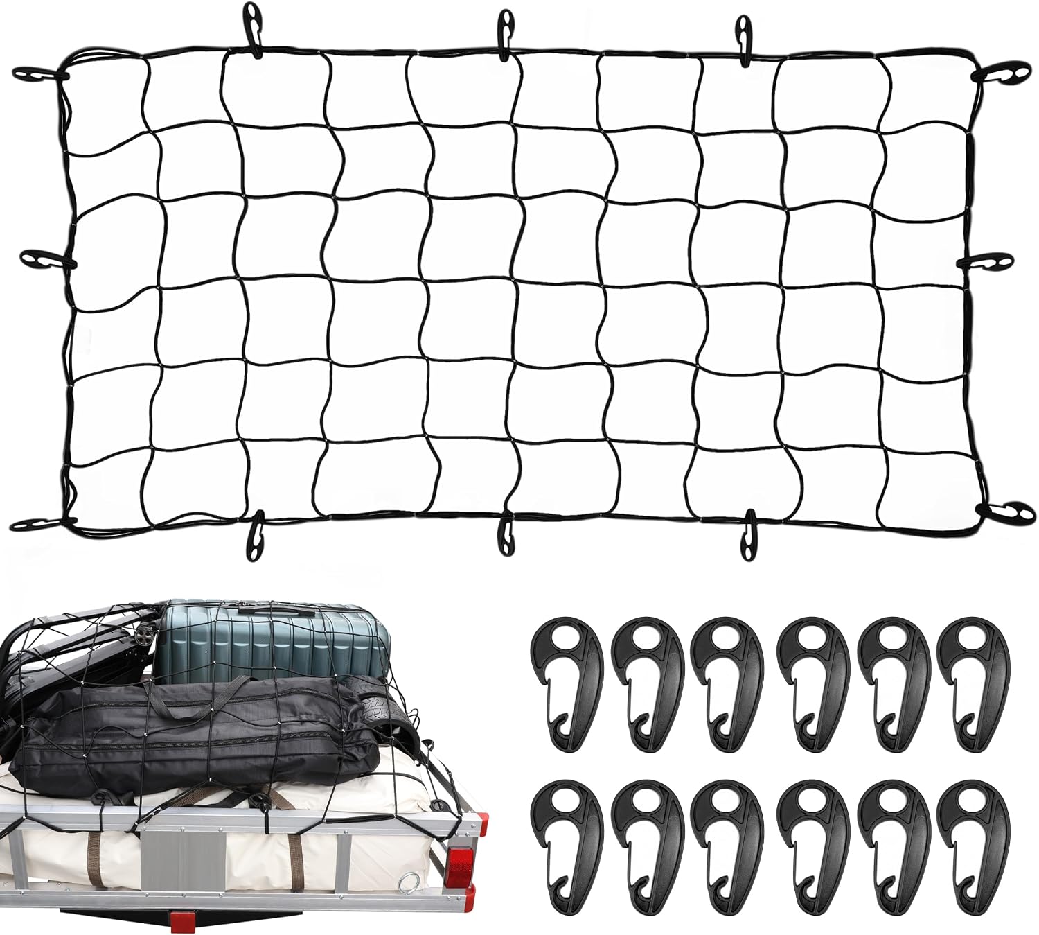 MaxxHaul Heavy-Duty Cargo Net 3' x 5' (6' x 10')