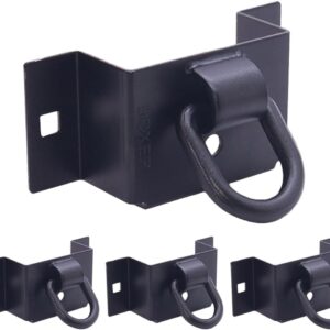 Boxer BXR 2x4 Trailer Side Brackets, 4-Pack with D-Rings