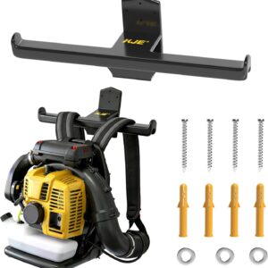 KJE Backpack Blower Wall Hanger - Heavy Duty Garage Organizer