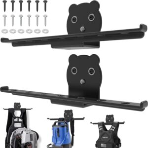 Heavy-Duty Backpack Blower Rack (2-Pack) - Wall Mounted