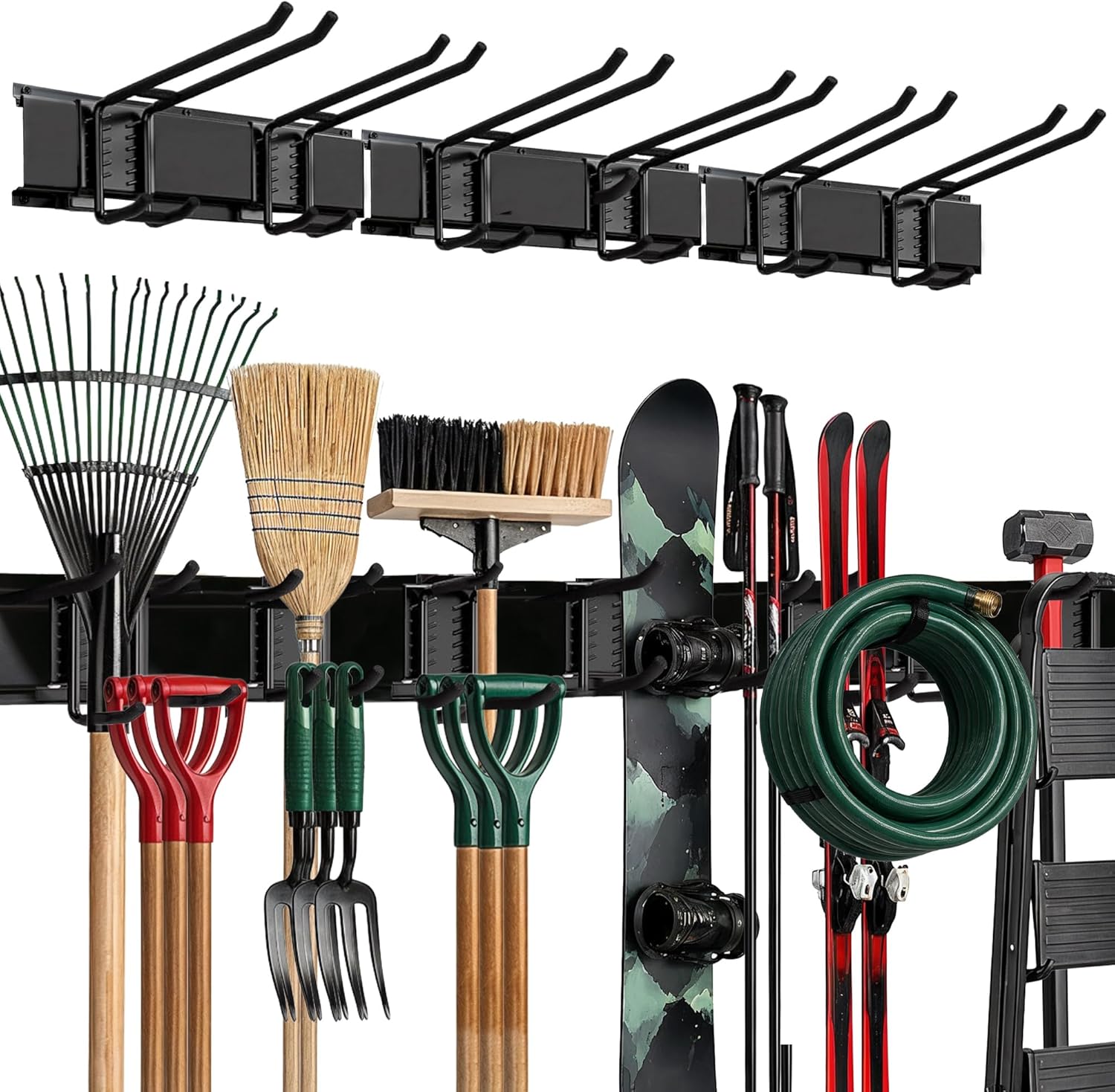 TIDYME 48in Garage Wall Organizer | Heavy-Duty Tool Rack