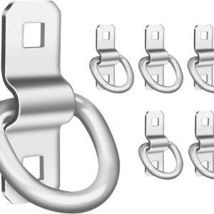 Onesnt Heavy-Duty 3/8" D-Ring Tie Downs - Pack of 6