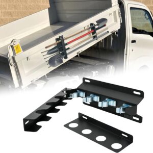 TOPOWN 4-Hole Heavy Duty Shovel Holder for Truck Bed