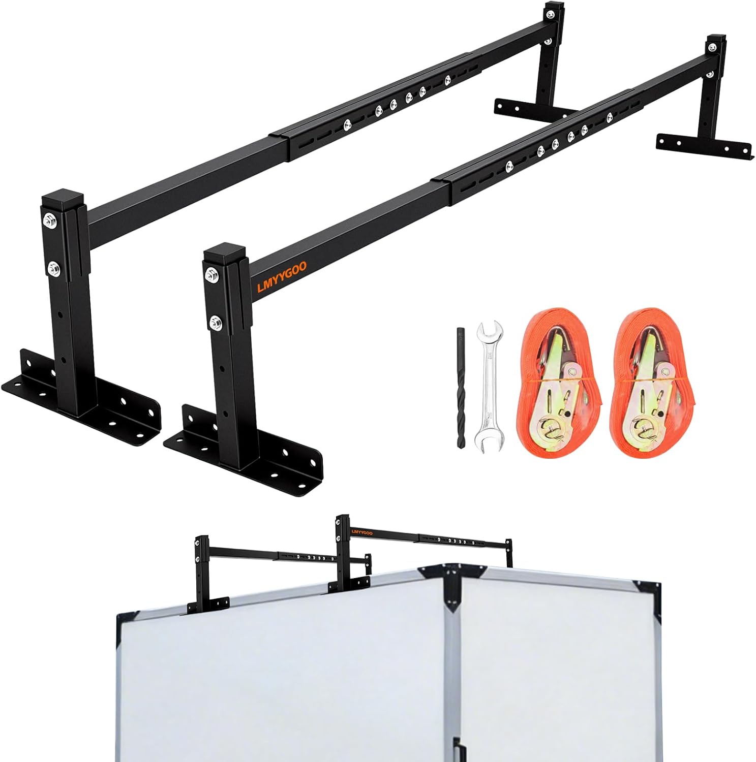 Universal Trailer Ladder Rack - 800LB Capacity