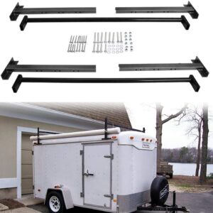 NIXFACE Adjustable Roof Ladder Racks for Trailers & Vans