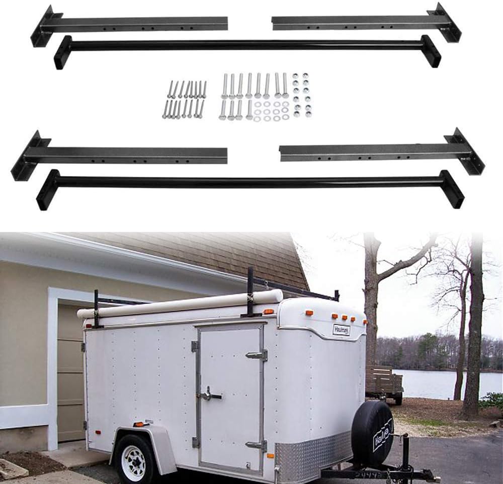 NIXFACE Adjustable Roof Ladder Racks for Trailers & Vans