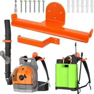 Heavy-Duty Backpack Blower Rack – 400 lb Wall Mount