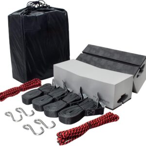 WOOWAVE Kayak Carrier Kit for Any Roof Rack – 12" Foam Blocks