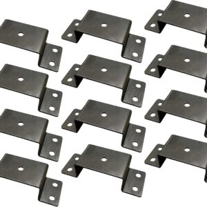 Heavy-Duty 2x4 Steel Stake Pockets - Bolt-On (12-Pack)