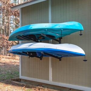 StoreYourBoard G-Kayak Wall Rack – 2-Boat Outdoor Storage