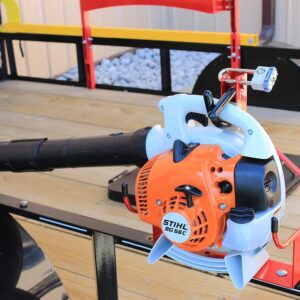Jungle Jim's Blower Holder for Trailers – Lockable Steel Rack