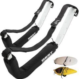 Heavy-Duty Kayak Wall Rack - 125 lb Capacity