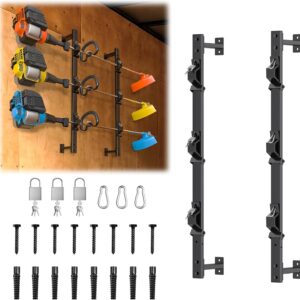 Heavy-Duty Weed Eater Rack for Trailer – 3-Slot Cargo Organizer
